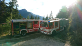 Waldbrand oberhalb Klammer 19.08.2018