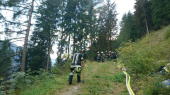 Waldbrand oberhalb Klammer 19.08.2018