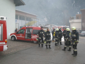 Autobrand in Tiefgarage in Gais 02.02.2014