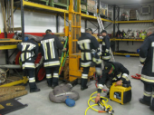 Staplerunfall im Kellergeschoss 27.04.2015