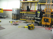 Staplerunfall im Kellergeschoss 27.04.2015