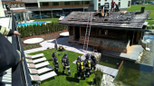 Saunabrand Hotel Schwarzenstein 14.05.2015
