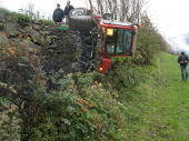 Mähtracunfall 16.10.2015
