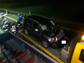 PKW Unfall mit Hirschkuh 14.08.17