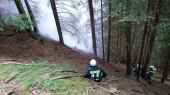 Waldbrand oberhalb Klammer 19.08.2018