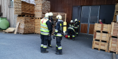 Atemschutzprobe Sägewerk Rier