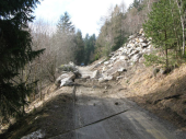 Steinschlag Hölzlstraße 10.03.2013