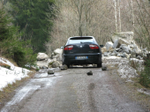 Steinschlag Hölzlstraße 10.03.2013