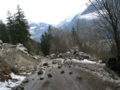Steinschlag Hölzlstraße 10.03.2013