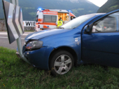 Autounfall Wieser Kreuzung