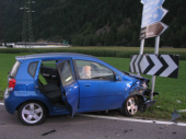 Autounfall Wieser Kreuzung
