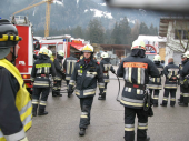 Autobrand in Tiefgarage in Gais 02.02.2014