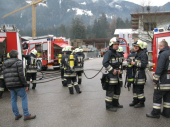 Autobrand in Tiefgarage in Gais 02.02.2014