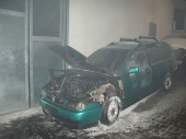 Autobrand in Tiefgarage in Gais 02.02.2014