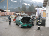 Autobrand in Tiefgarage in Gais 02.02.2014