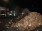 Brand Abruchmateria bei Fa,Wieserl 13.04.2014