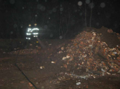 Brand Abruchmateria bei Fa,Wieserl 13.04.2014