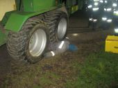 Zugübung Griosmoar Traktorunfall 06.10.15
